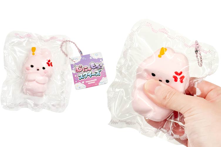 むにゅもちスクイーズ　ムカうさぎ