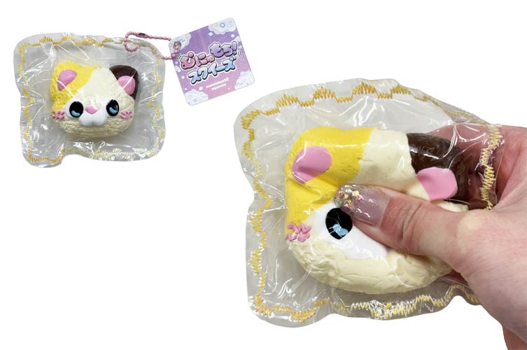 むにゅもちスクイーズ　みけちゃん