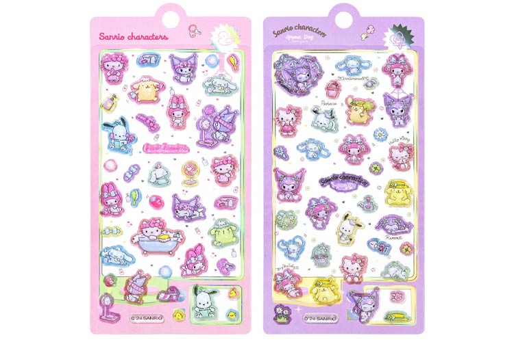 ３Ｄデコシール　サンリオキャラクターズ