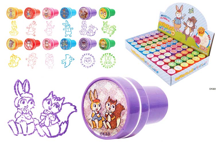 クピラムフレンズ丸形スタンプ