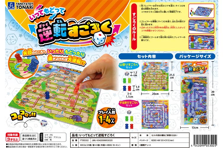 いってもどって逆転すごろく