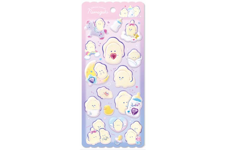 つぶらな瞳のぷくぷくシール【なまがき１】