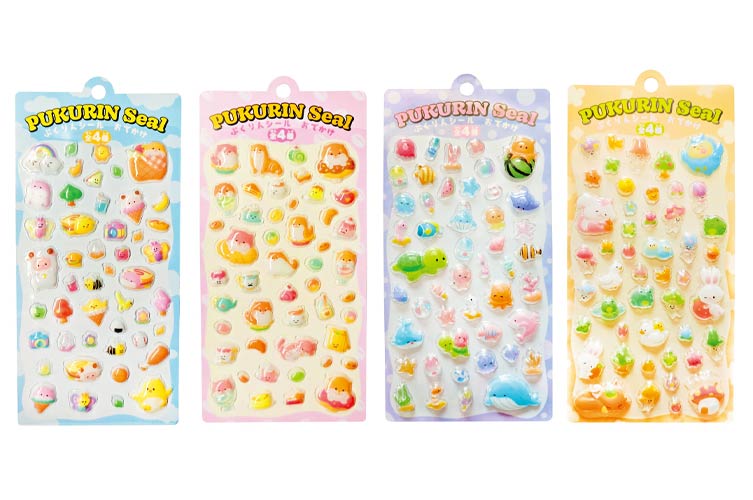 ぷくりんシール　おでかけ